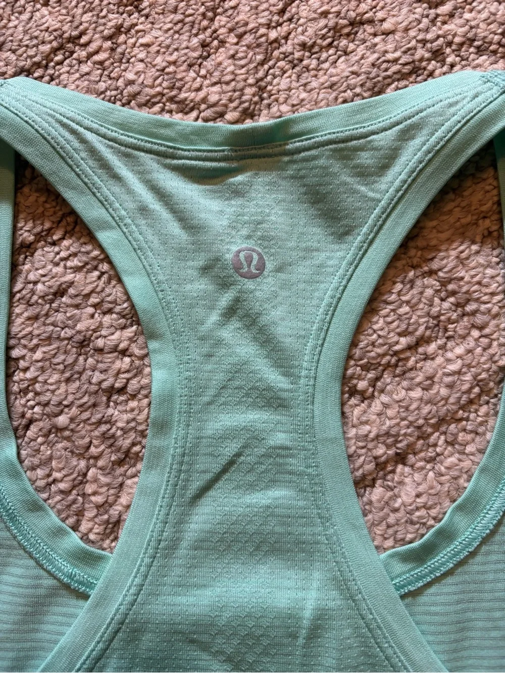 Lululemon Light Mint Racerback Tank Top - Women's Activewear size large - Picture 3 of 8